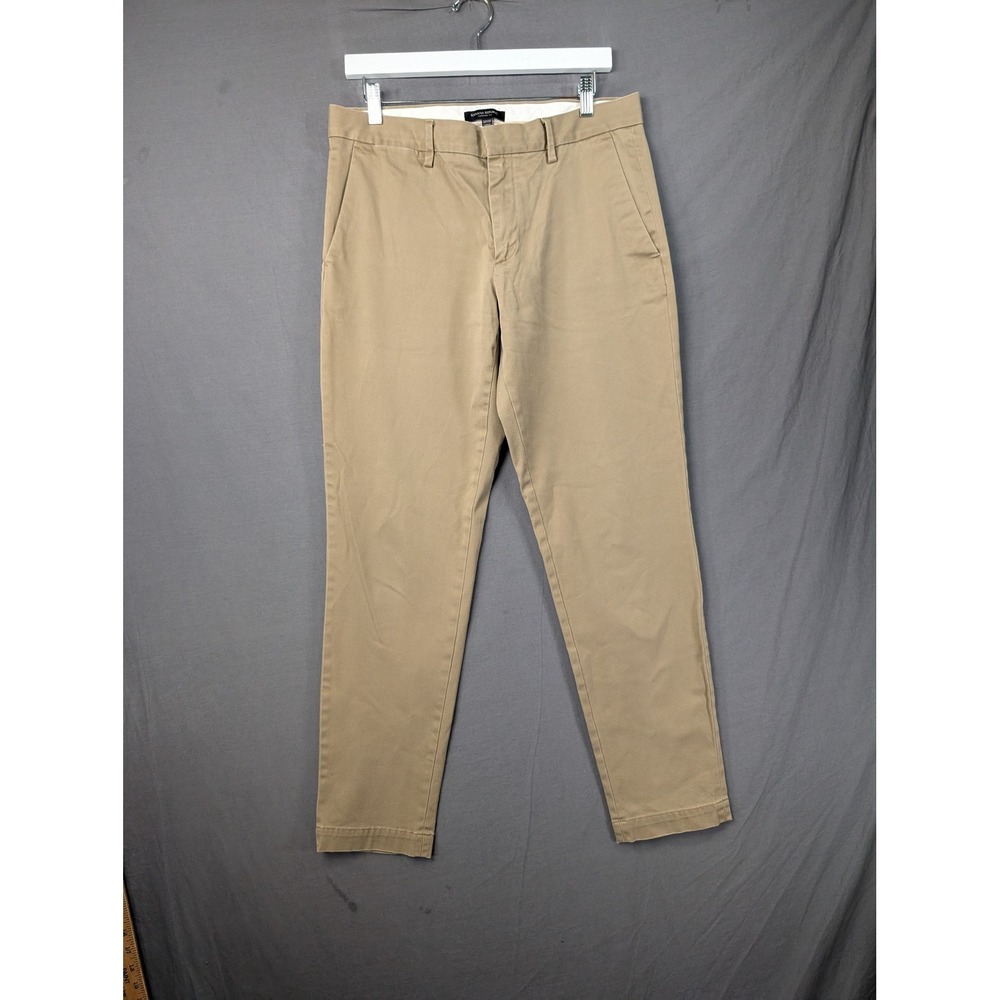 Banana Republic Mens Tapered Fit Chino Pants 32x32 Airforce Khaki 876745-00